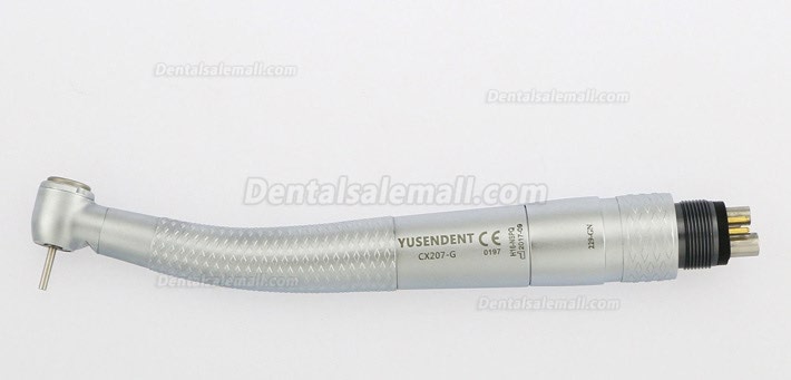 YUSENDENT® COXO CX207-GN-PQ Dental Fiber Optic Turbine Handpiece NSK Compatible (With Coupler x1+ Without Coupler x2)
